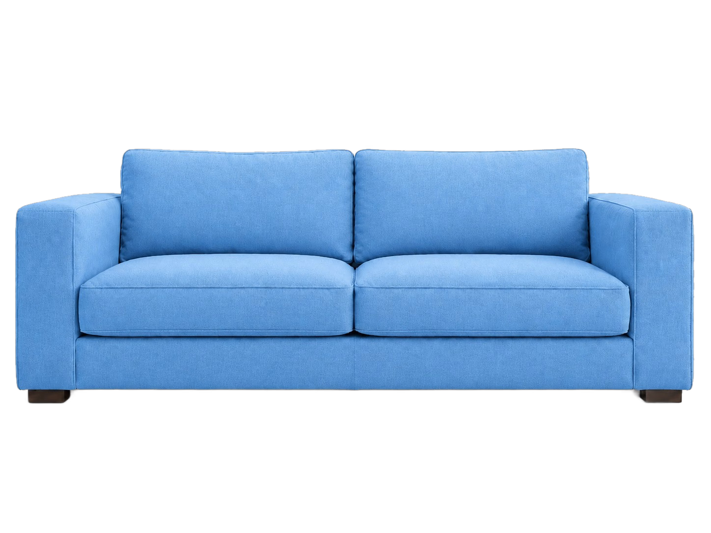 A reupholstered sofa, rebuilt by hand at Master’s Touch Upholstery, Santa Rosa, CA
