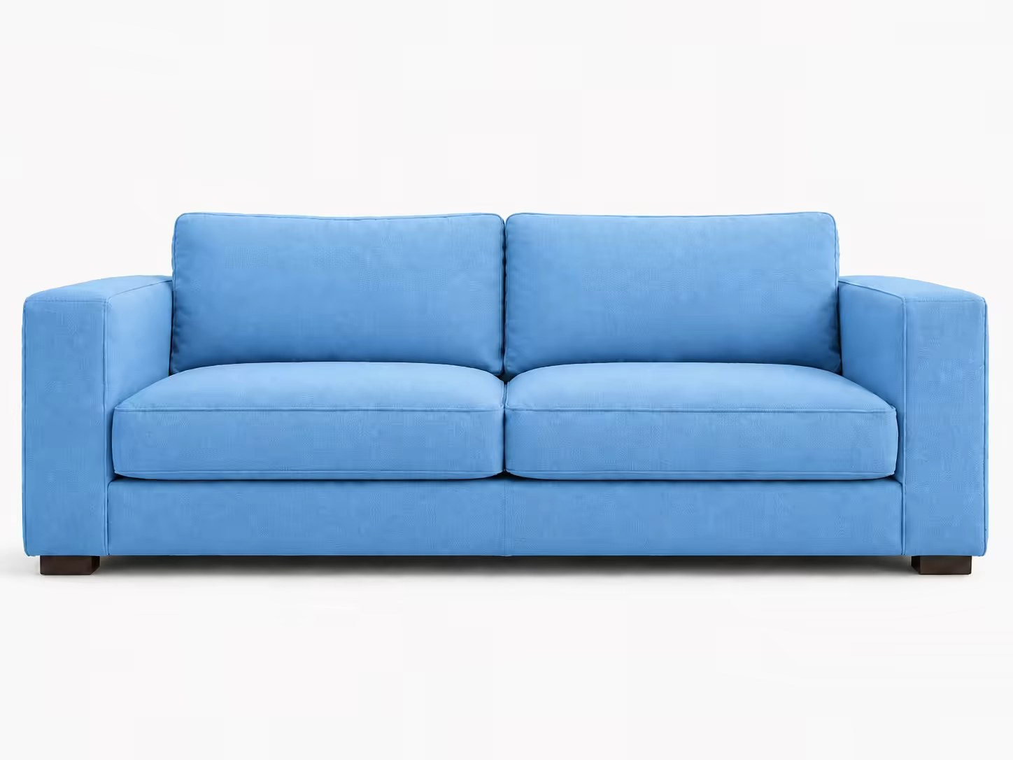 A sofa reupholstered and rebuilt by hand